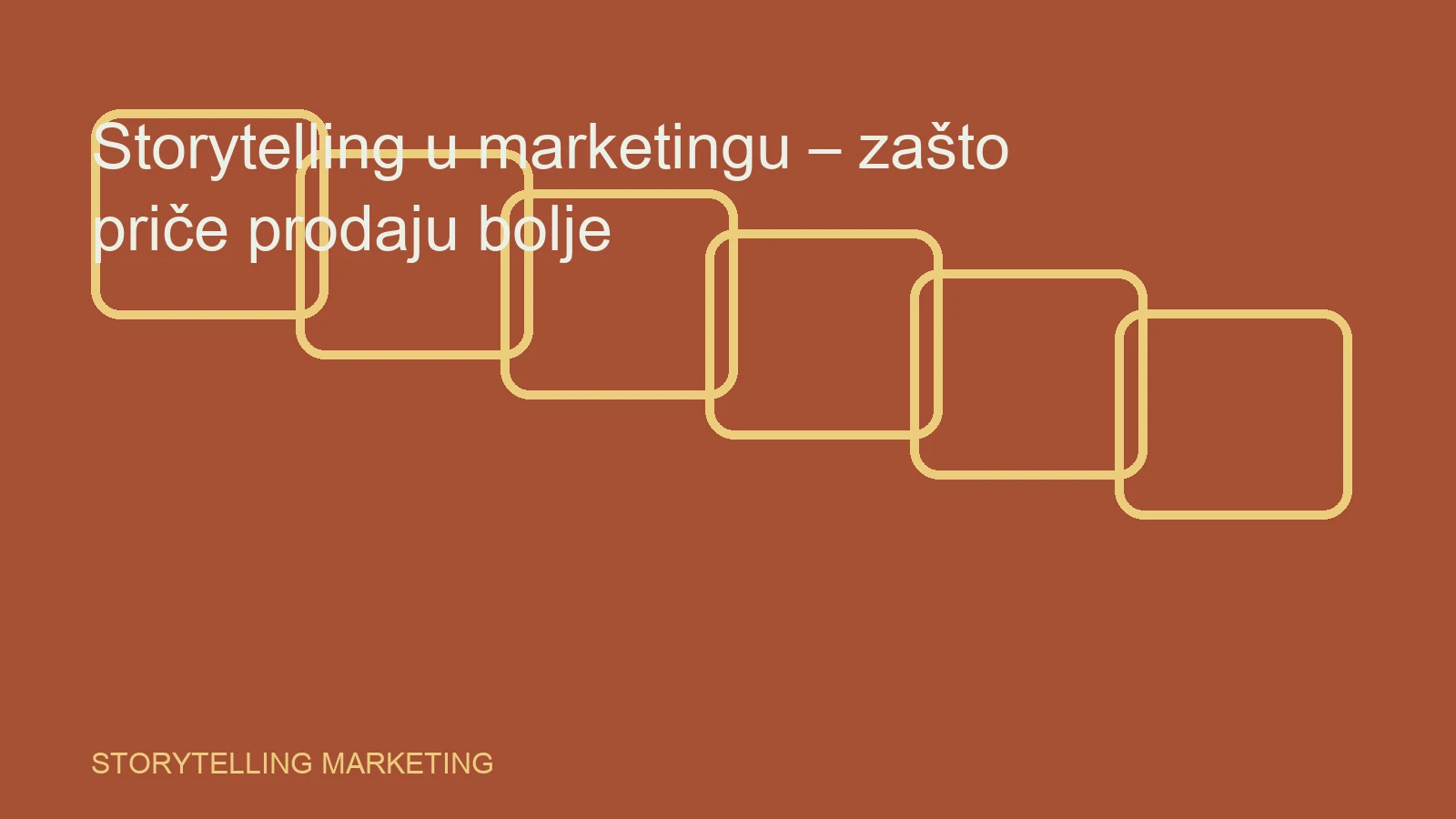 Urednička ilustracija za temu storytelling marketing