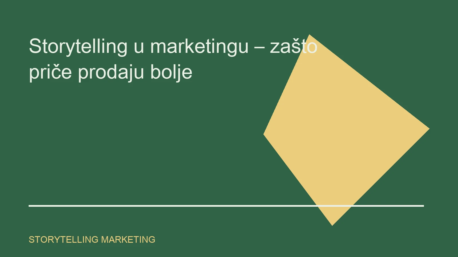 Urednička ilustracija za temu storytelling marketing